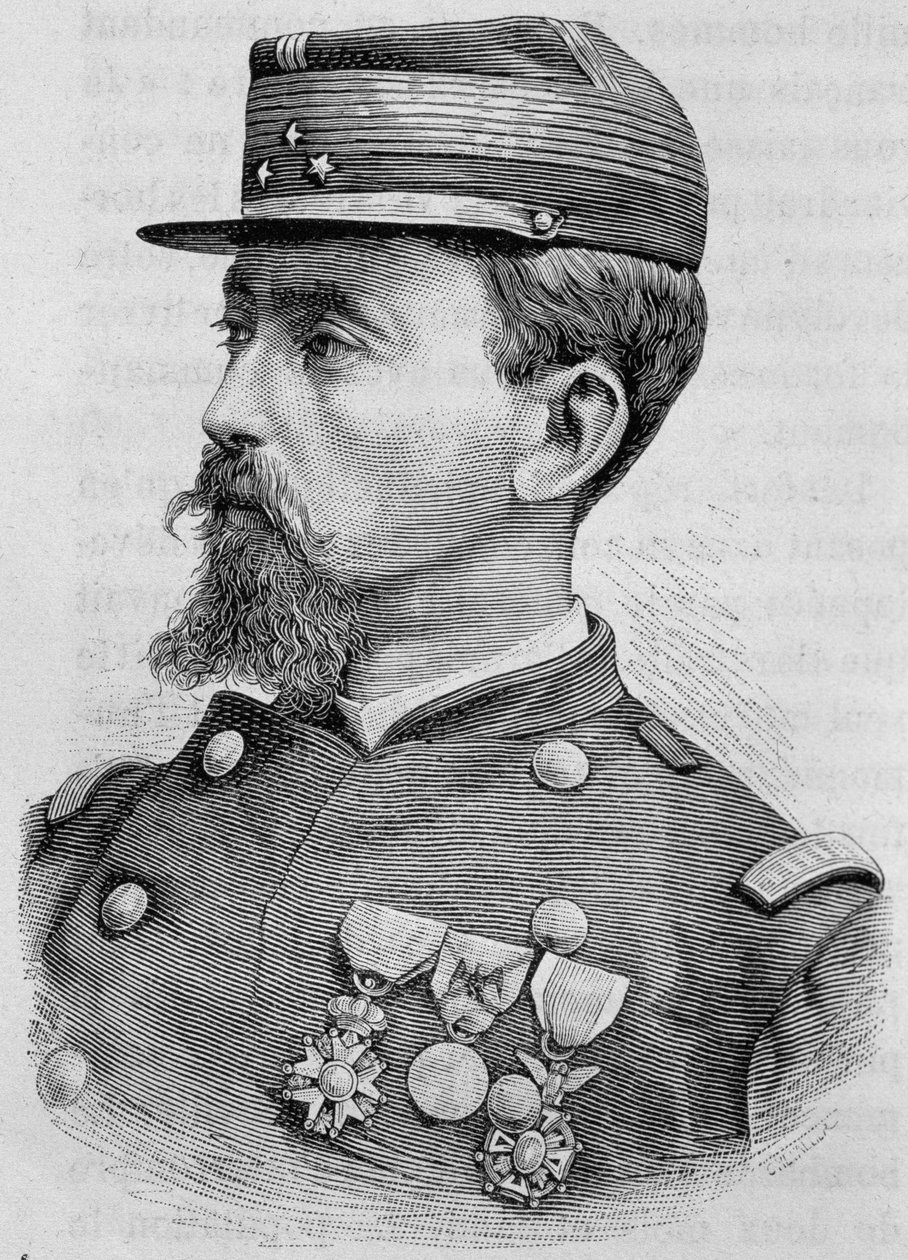 Portret generała Crémera. Grawerowanie z XIX wieku. autorstwa Unknown artist