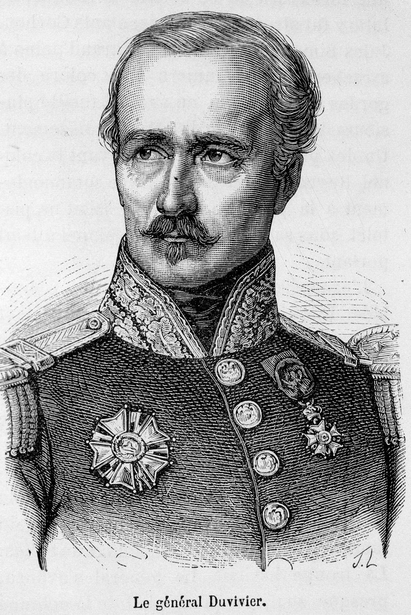 Portret generała Franciade Fleurus Duvivier (1794-1848). autorstwa Unknown artist
