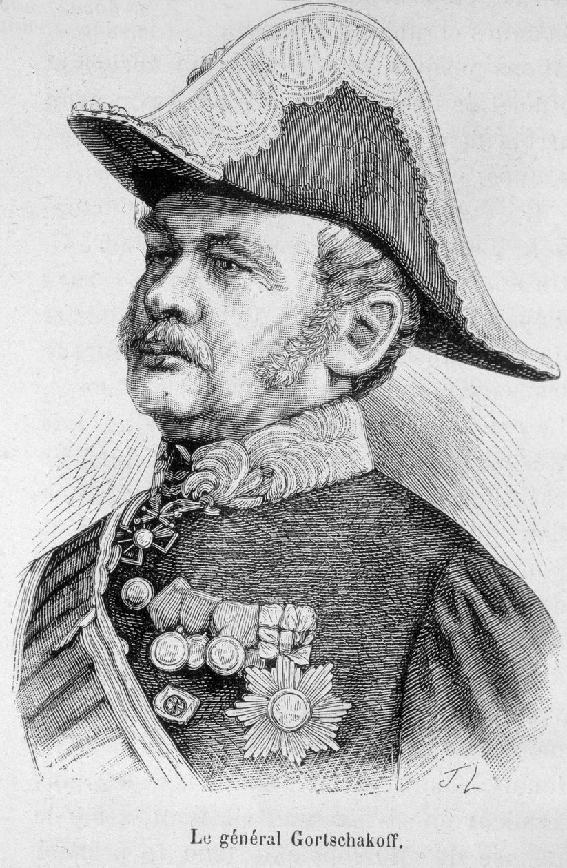 Portret generała Gortschakoffa autorstwa Unknown artist