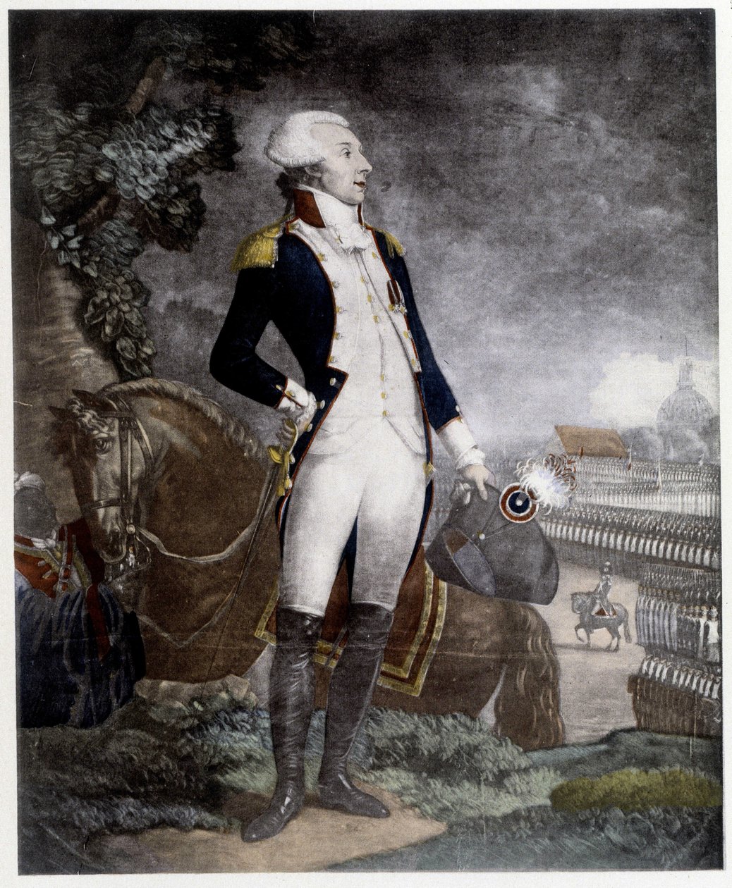 Portret generała La Fayette (Lafayette autorstwa Unknown artist