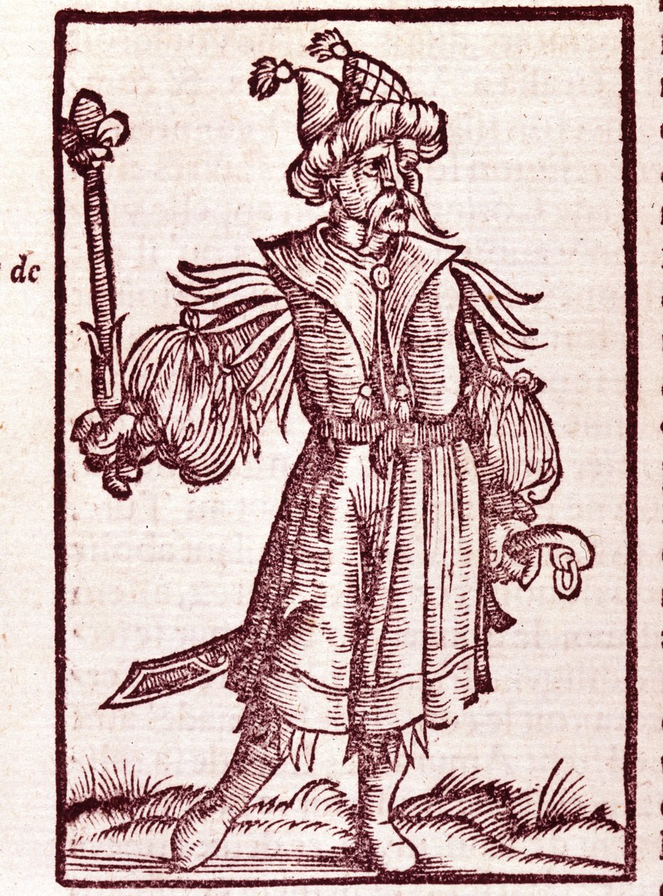 Portret Czyngis-chana (Temudjin .) autorstwa Unknown artist