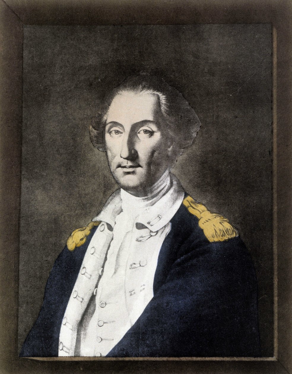 Portret Jerzego Waszyngtona (1732 - 1799) autorstwa Unknown artist