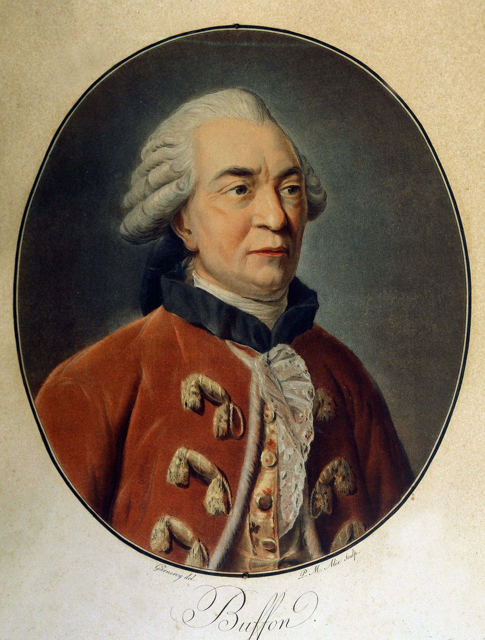 Portret Georgesa Louisa Leclerca, hrabiego Buffon (1707 - 1788), francuskiego przyrodnika i pisarza. autorstwa Unknown artist