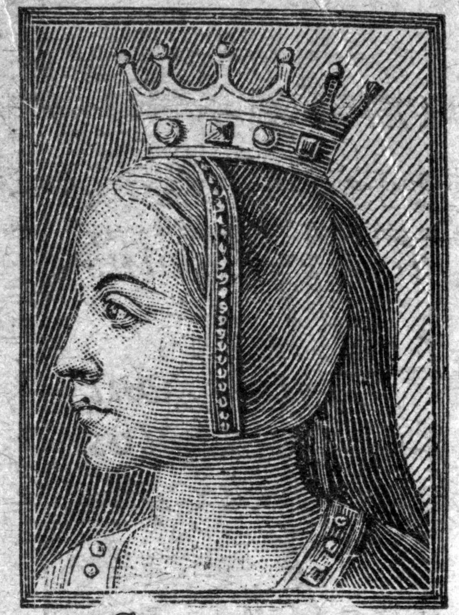 Portret Gerberge z Saksonii (ok. 913-968 lub 969), królowej Francji, żony Ludwika IV z Outremer. autorstwa Unknown artist