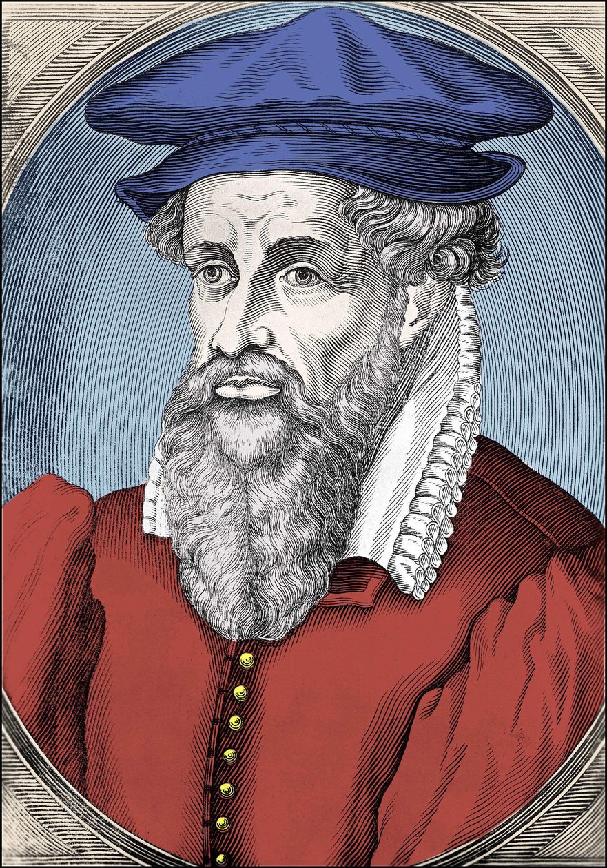Portret Gerharda Kremera z Gerardusa Mercatora (1512-1594) autorstwa Unknown artist