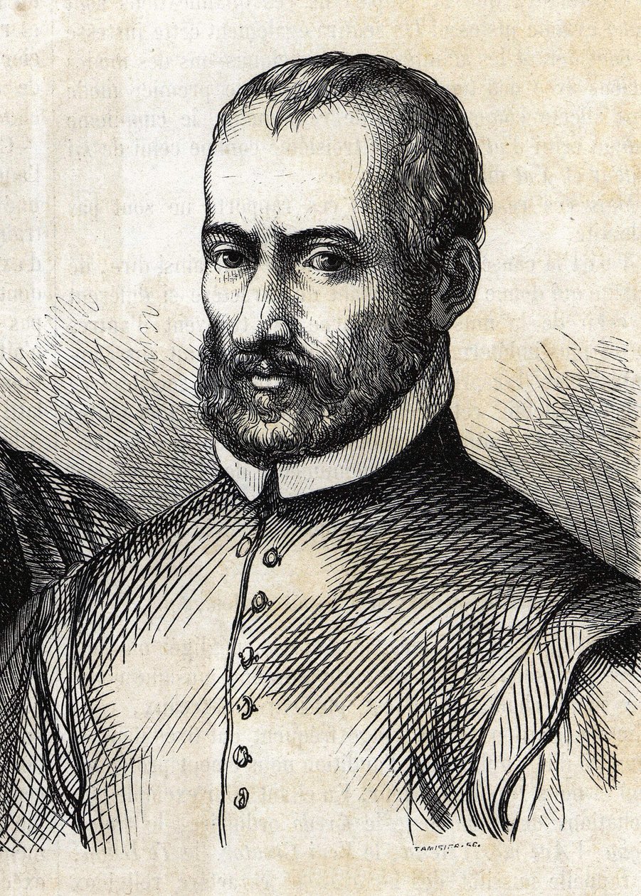 Portret Giovanniego Pierluigiego da Palestrina (1525 - 1594), włoskiego kompozytora. autorstwa Unknown artist