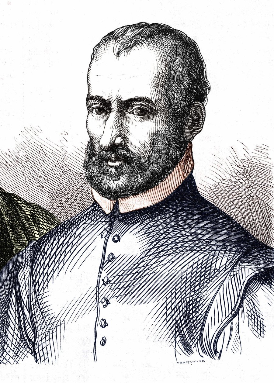 Portret Giovanniego Pierluigiego da Palestrina (1525 - 1594), włoskiego kompozytora autorstwa Unknown artist