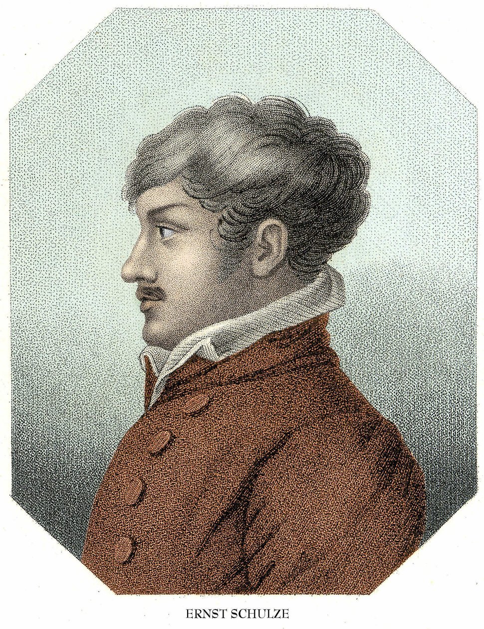 Portret Gottloba Ernsta Schulze (1761 - 1833) filozofa niemieckiego autorstwa Unknown artist