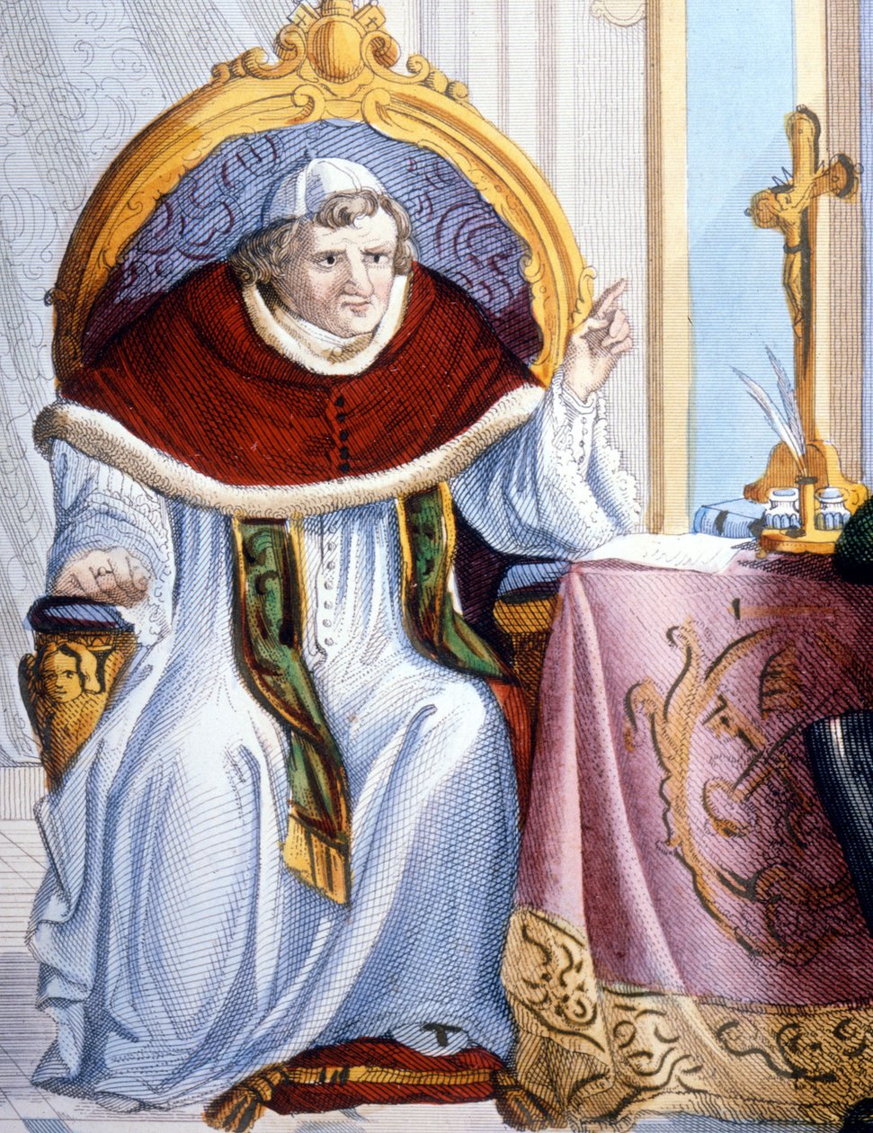 Portret Grzegorza XVI (1745 - 1846). autorstwa Unknown artist