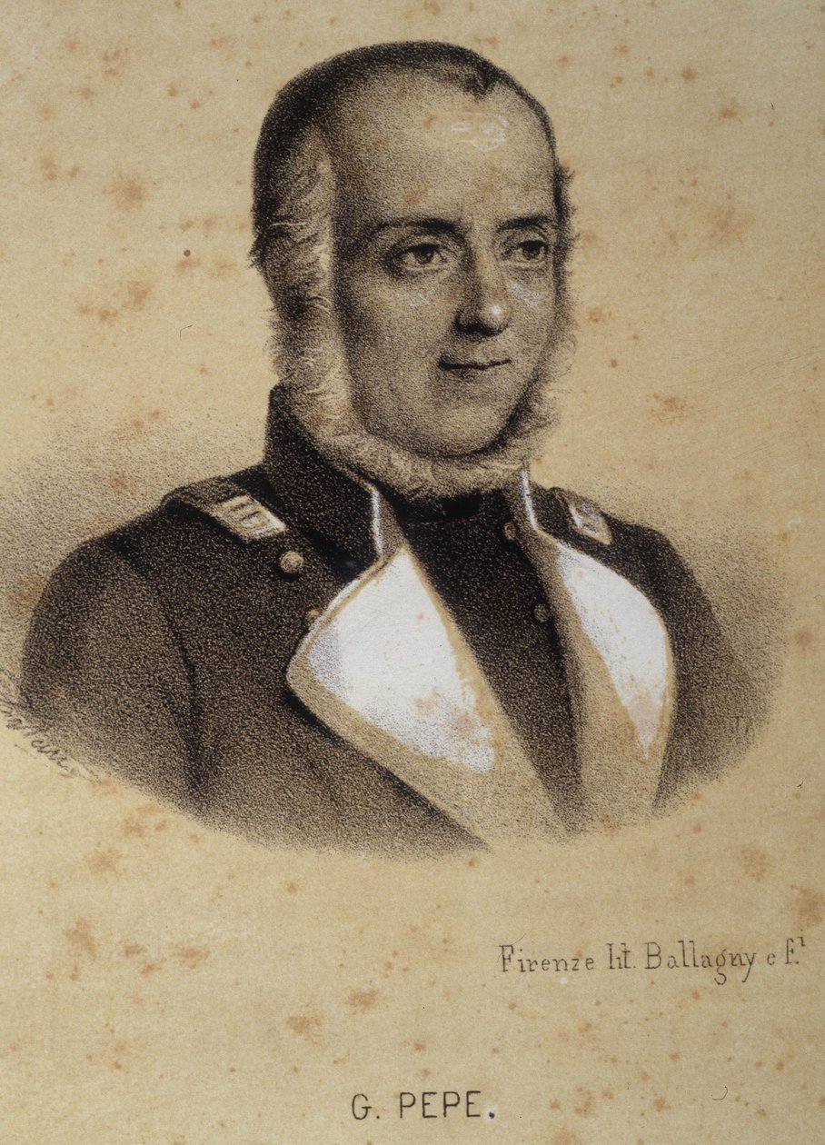 Portret Williama Pepe (1783 - 1855), autorstwa Unknown artist