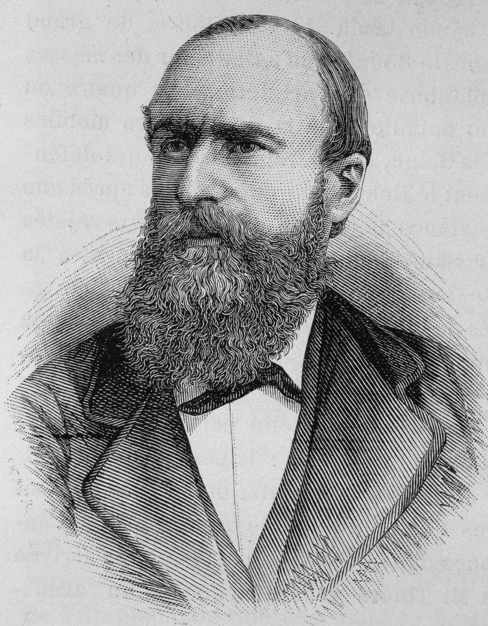 Portret Gustawa Flourensa (1838 - 1871). Rycina z końca XIX wieku w „Histoire de France” H. Martina. autorstwa Unknown artist