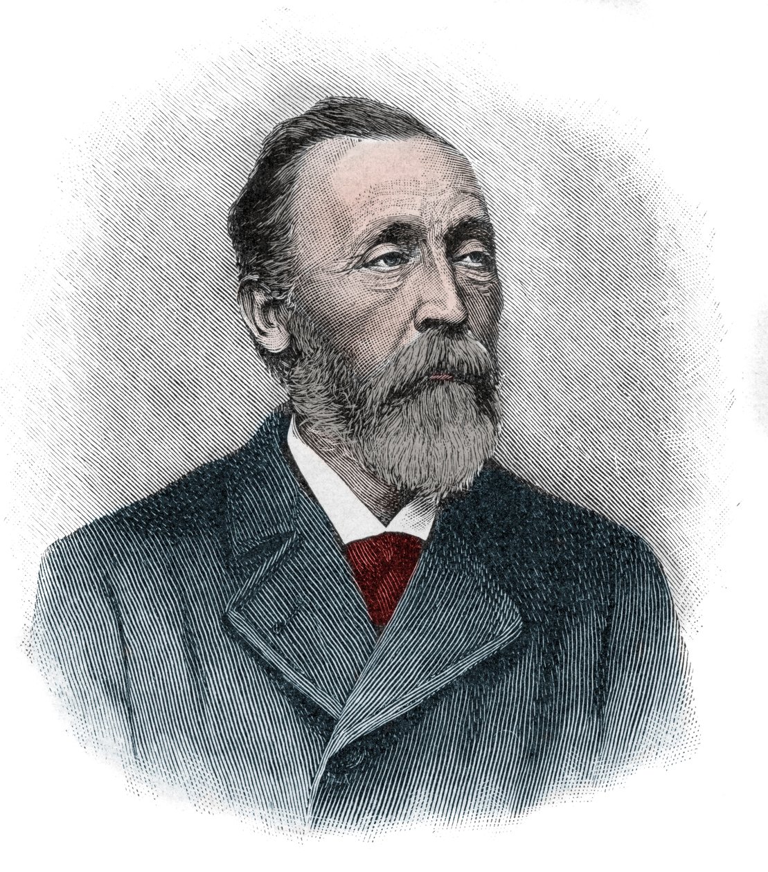 Portret Heinricha von Stephana (1831-1897), generalnego dyrektora poczty Cesarstwa Niemieckiego, który zreorganizował niemiecką pocztę autorstwa Unknown artist