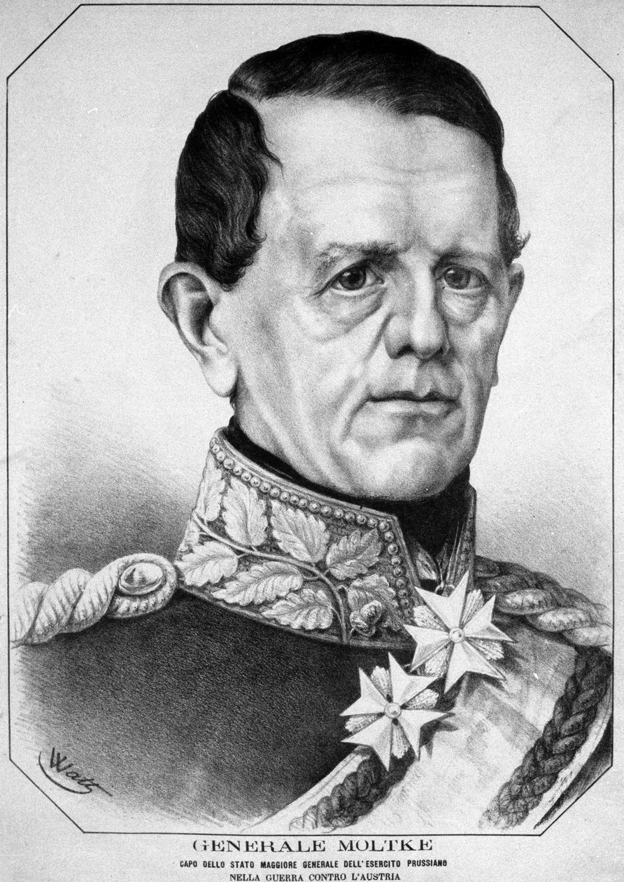Portret Helmutha Karla Bernharda, hrabiego von Moltke autorstwa Unknown artist