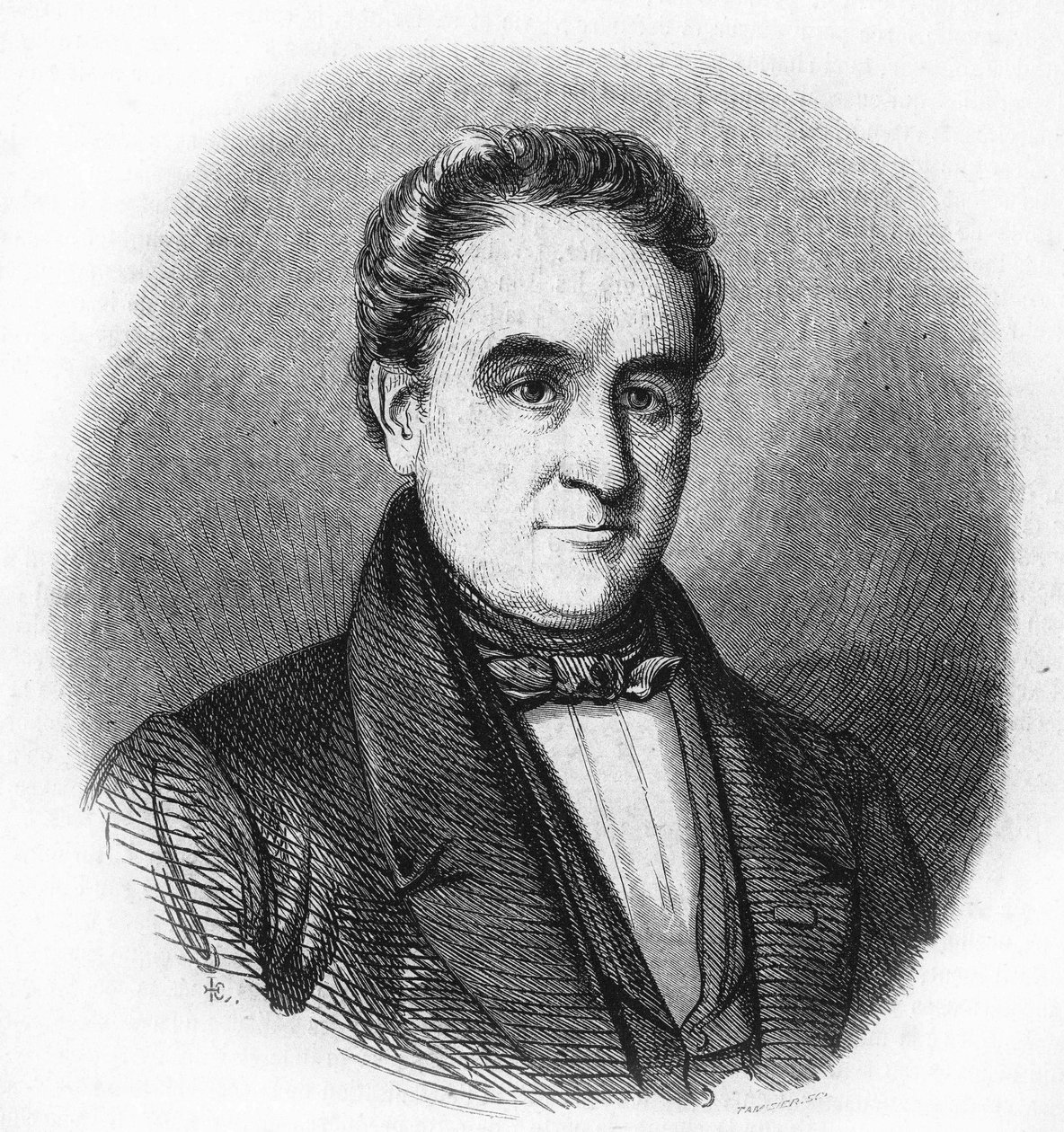 Portret Hendrika Tollensa 1780-1856. Holenderski poeta. autorstwa Unknown artist