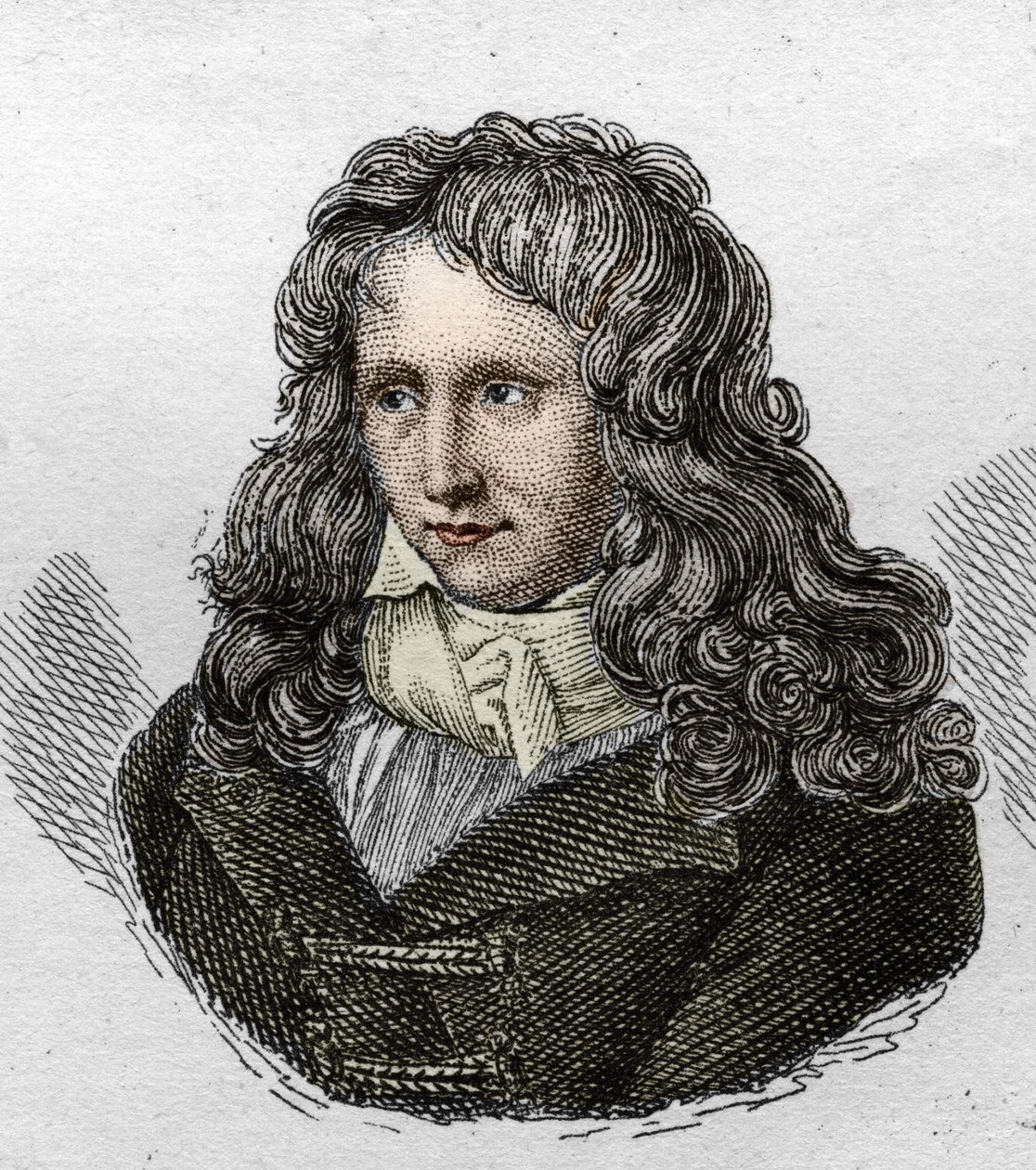 Portret Henri Bernardina de Saint Pierre (Saint-Pierre lub St-Pierre), pisarza francuskiego (1737-1814). Grawerunek z 1835 roku. autorstwa Unknown artist