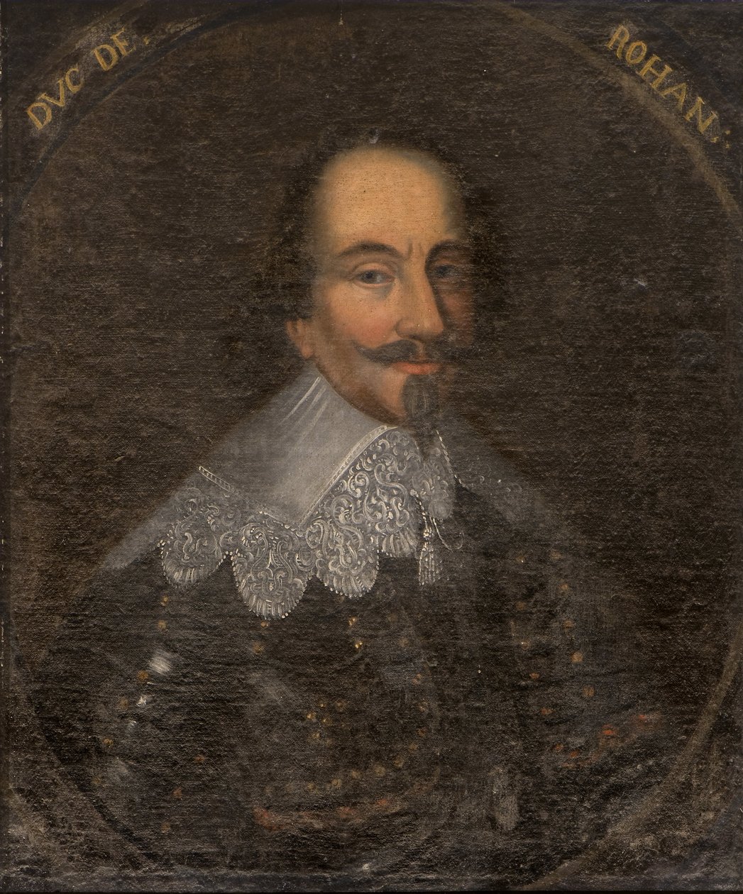 Portret Henryka II de Rohan (1579-1638), księcia Rohanu i księcia Leonu, Anonim. Olej na płótnie. Wymiar : 65x55 cm. Muzeum Narodowe w Sztokholmie autorstwa Unknown artist