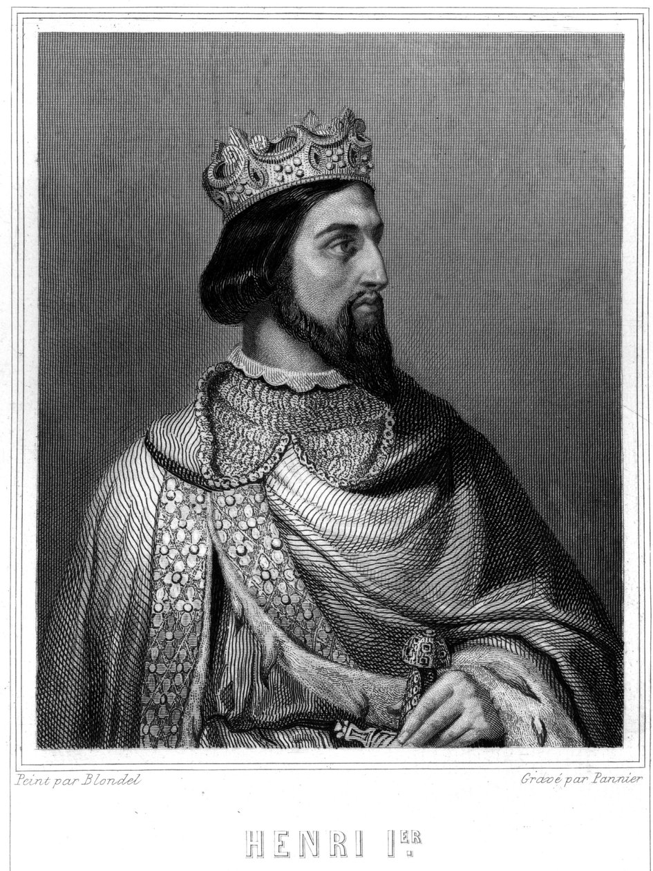 Portret Henryka I (ok. 1008 - 1060), króla Francji - w „Histoire des Français” Lavallée, rycina, sd. autorstwa Unknown artist