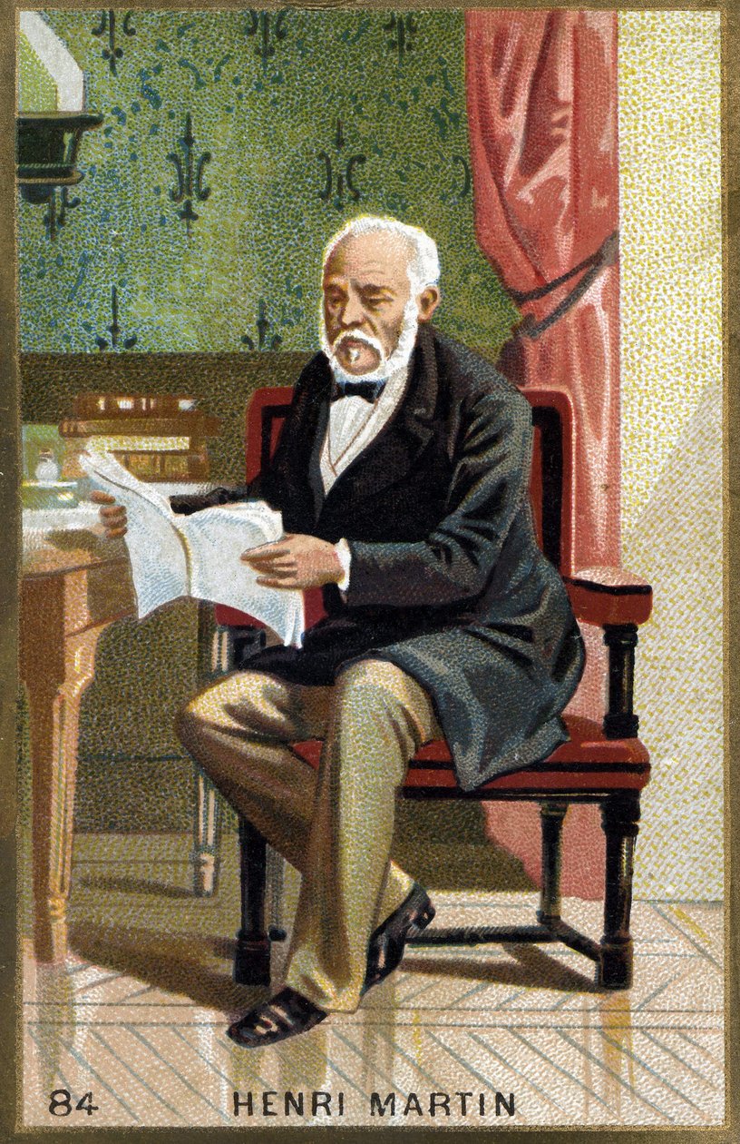 Portret Henri Martina. XIX-wieczna chromolitografia. autorstwa Unknown artist
