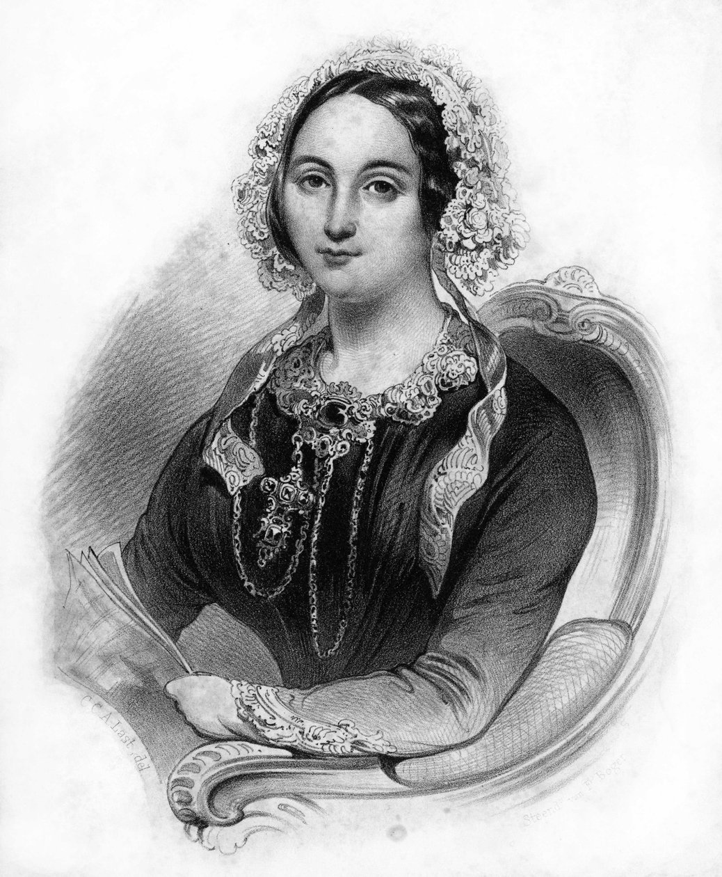 Portret Henriette Sontag (1806-1854), niemieckiej śpiewaczki. autorstwa Unknown artist