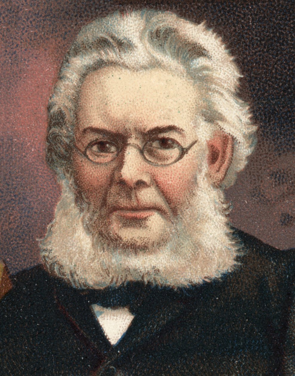 Portret Henrika (Henri) Johana Ibsena (1828-1906), norweskiego dramaturga. autorstwa Unknown artist