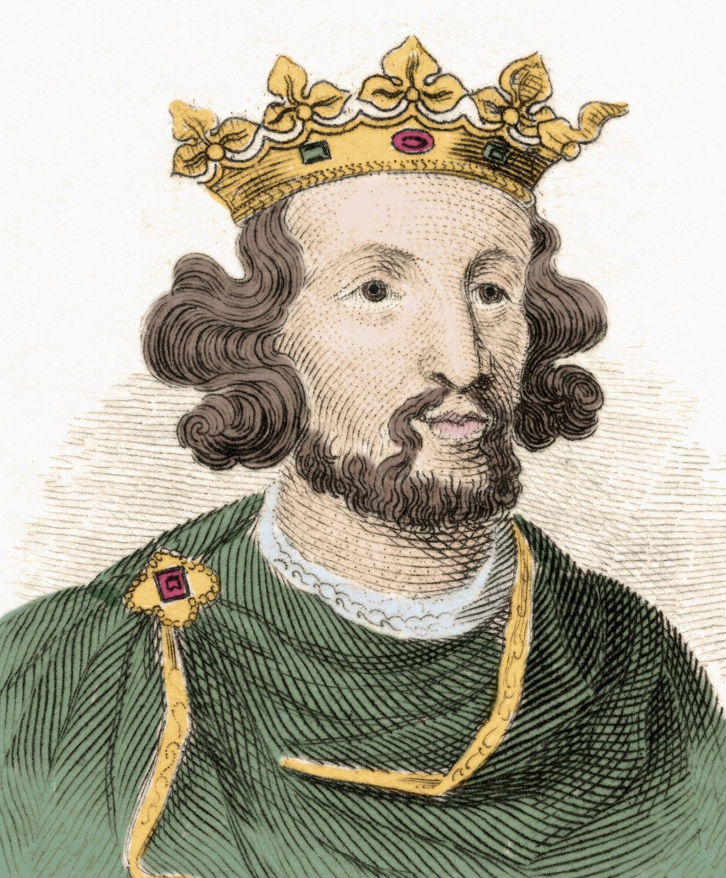 Portret Henryka III Plantageneta (1207-1272), króla Anglii. autorstwa Unknown artist