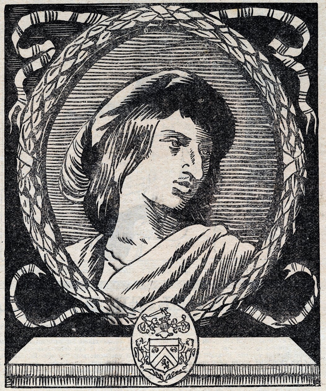 Portret Herculesa Savinien Cyrano de Bergerac, francuskiego pisarza. Od 1928 roku. autorstwa Unknown Artist