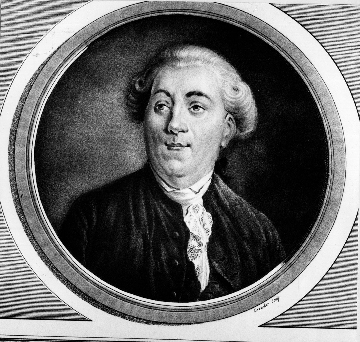 Portret Jacquesa Neckera (1732-1804) Ministra Stanu Francji. Grawer w „”Kompletny zbiór obrazów historycznych rewolucji francuskiej, w trzech tomach.””” 1804. autorstwa Unknown artist