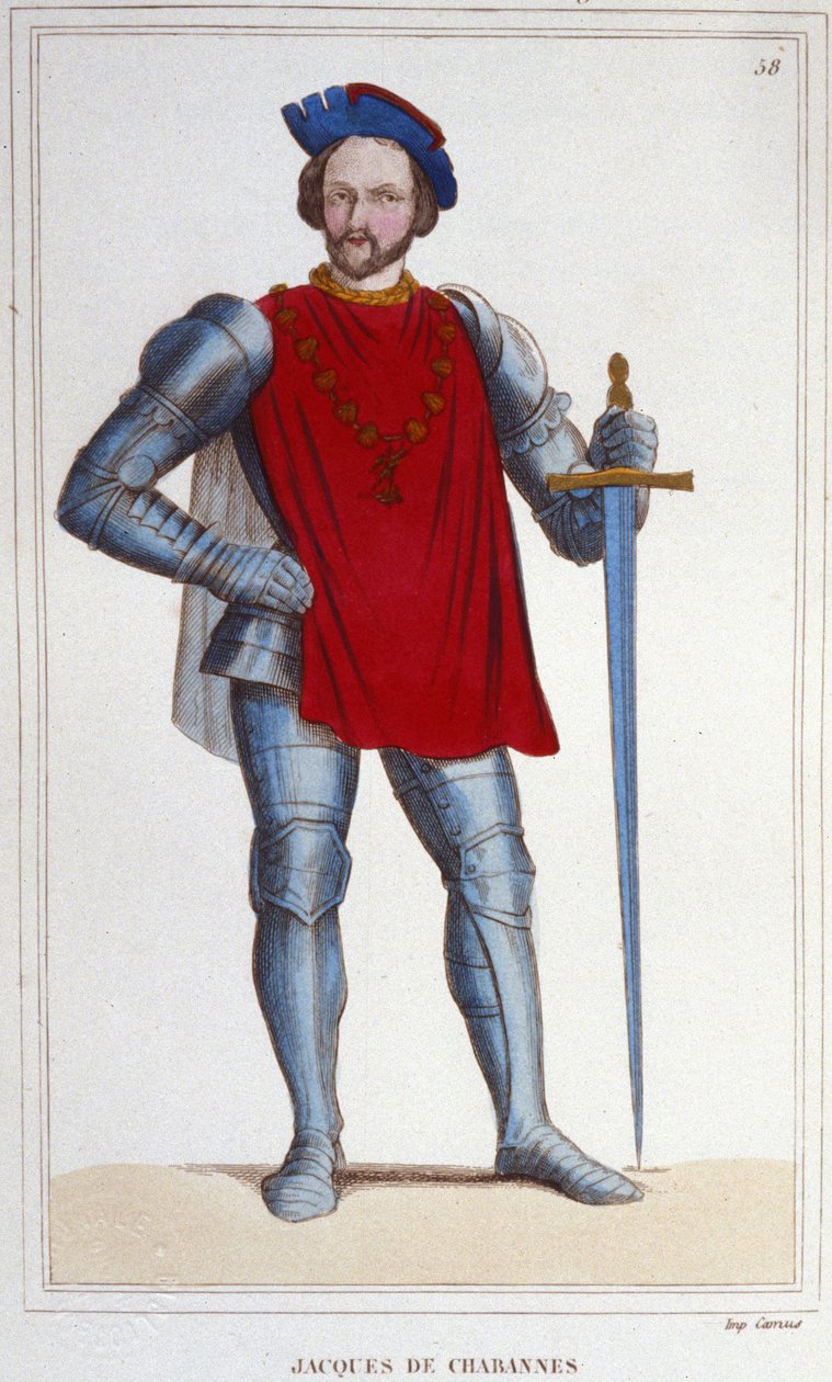 Portret Jacques de Chabannes Lord of LA PALICE. Marszałek Francji 1470-1525. autorstwa Unknown artist