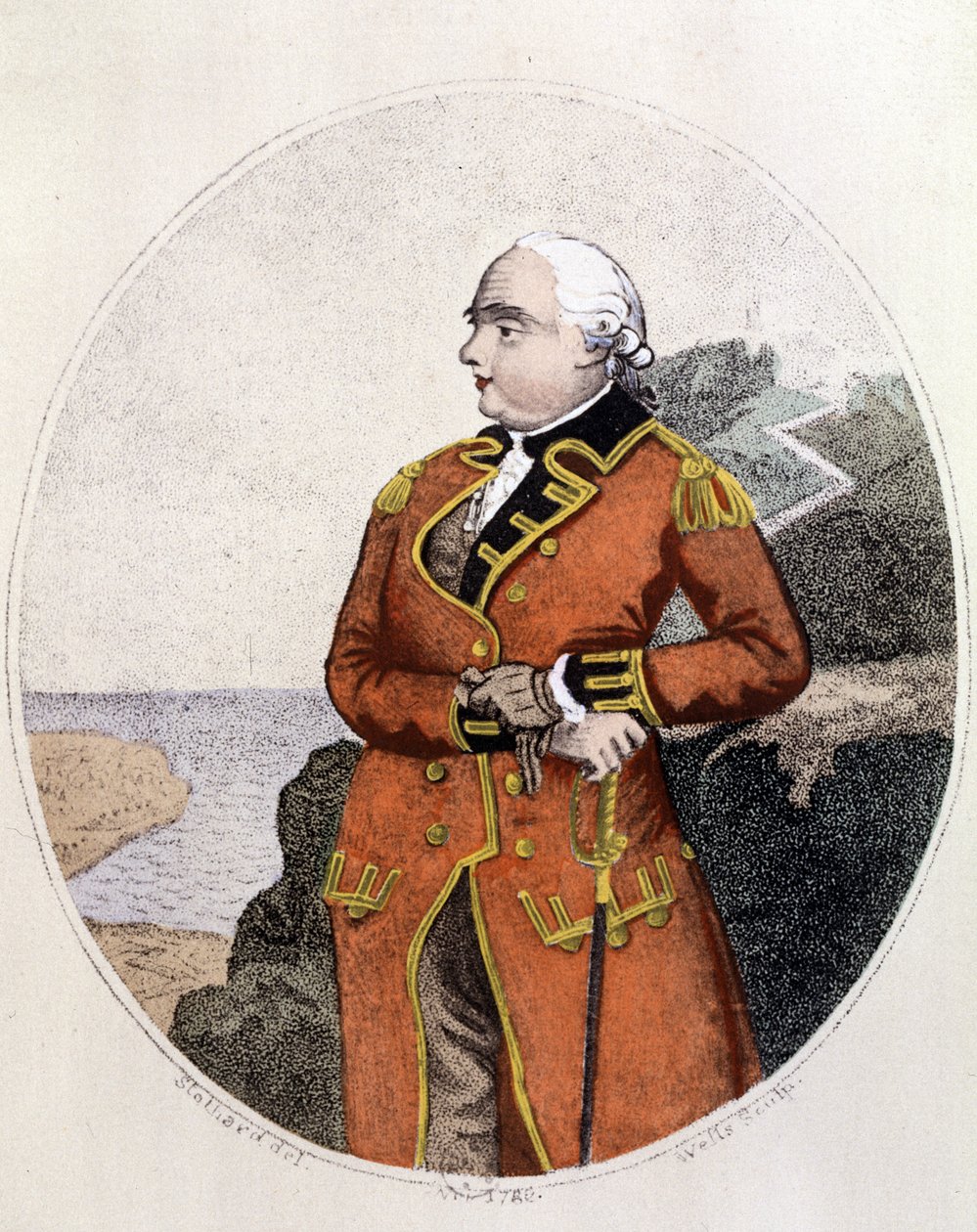 Portret Jamesa Cooka (1728 - 1779) autorstwa Unknown artist