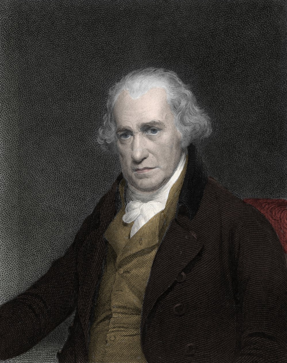Portret Jamesa Watta (1736-1819), szkockiego wynalazcy i mechanika - James Watt, szkocki inżynier autorstwa Unknown artist