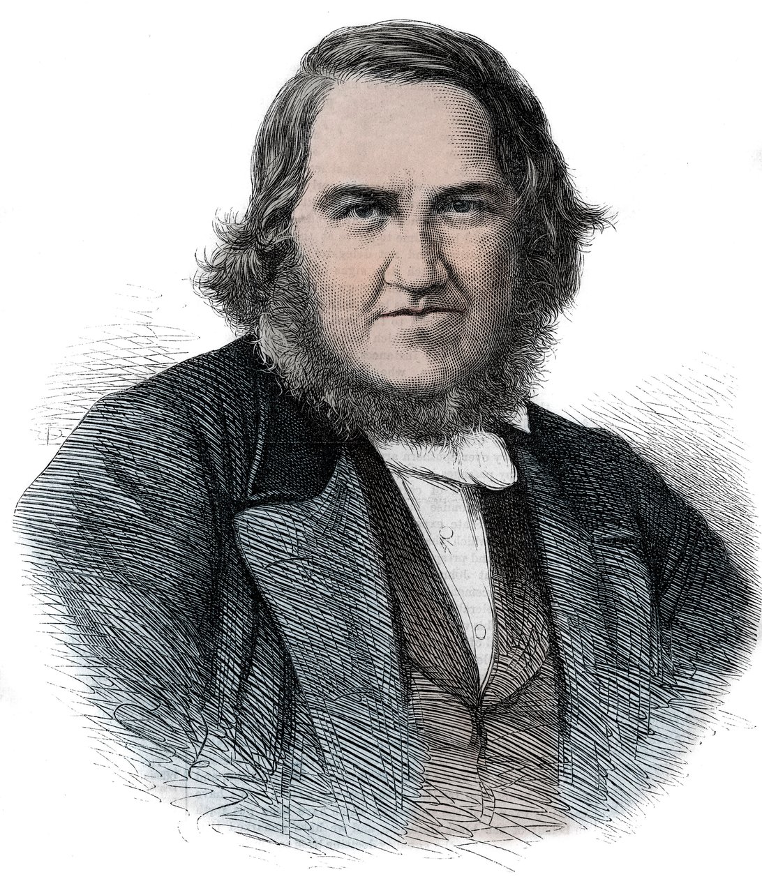 Portret Jamesa Younga Simpsona (1811-1870) szkockiego położnika - Sir James Young Simpson autorstwa Unknown artist