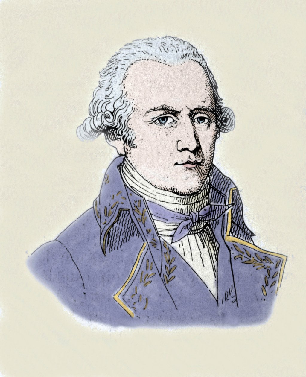 Portret Jean-Baptiste (Jean Baptiste) Lamarck (1744-1829). autorstwa Unknown artist