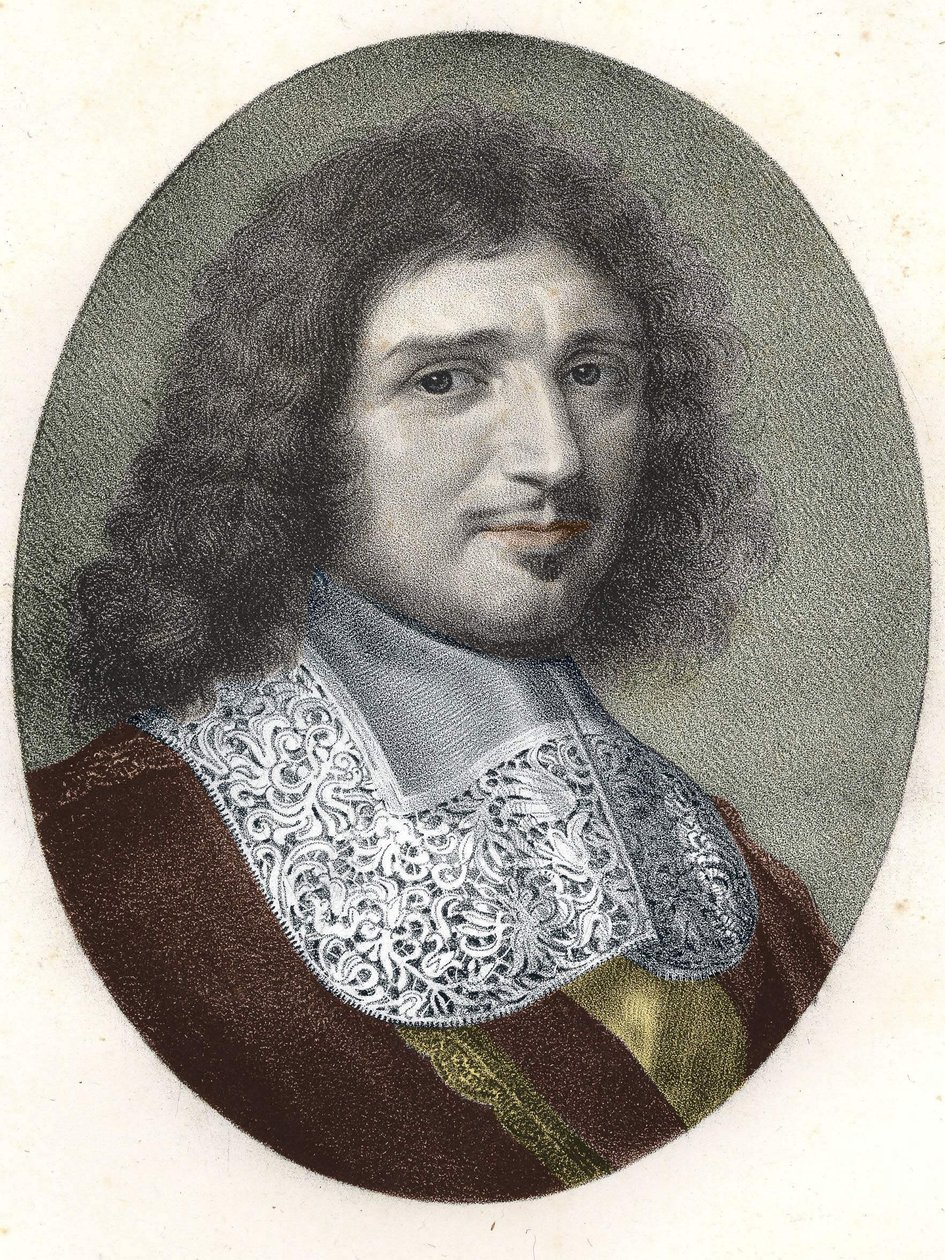 Portret Jeana Baptiste (Jean-Baptiste) Colbert (1619-1683). autorstwa Unknown artist