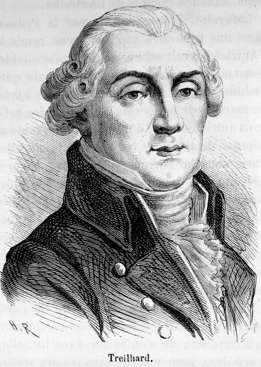 Portret Jeana Baptiste Treilharda (1742-1810), francuskiego polityka. autorstwa Unknown artist