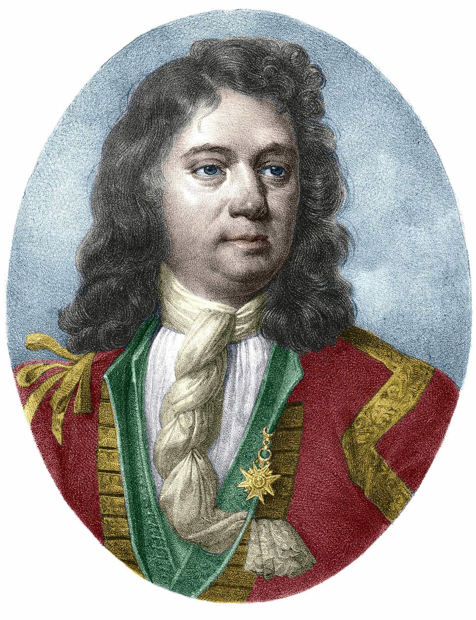 Portret Jeana Barta (1650 - 1702), francuskiego korsarza. autorstwa Unknown artist