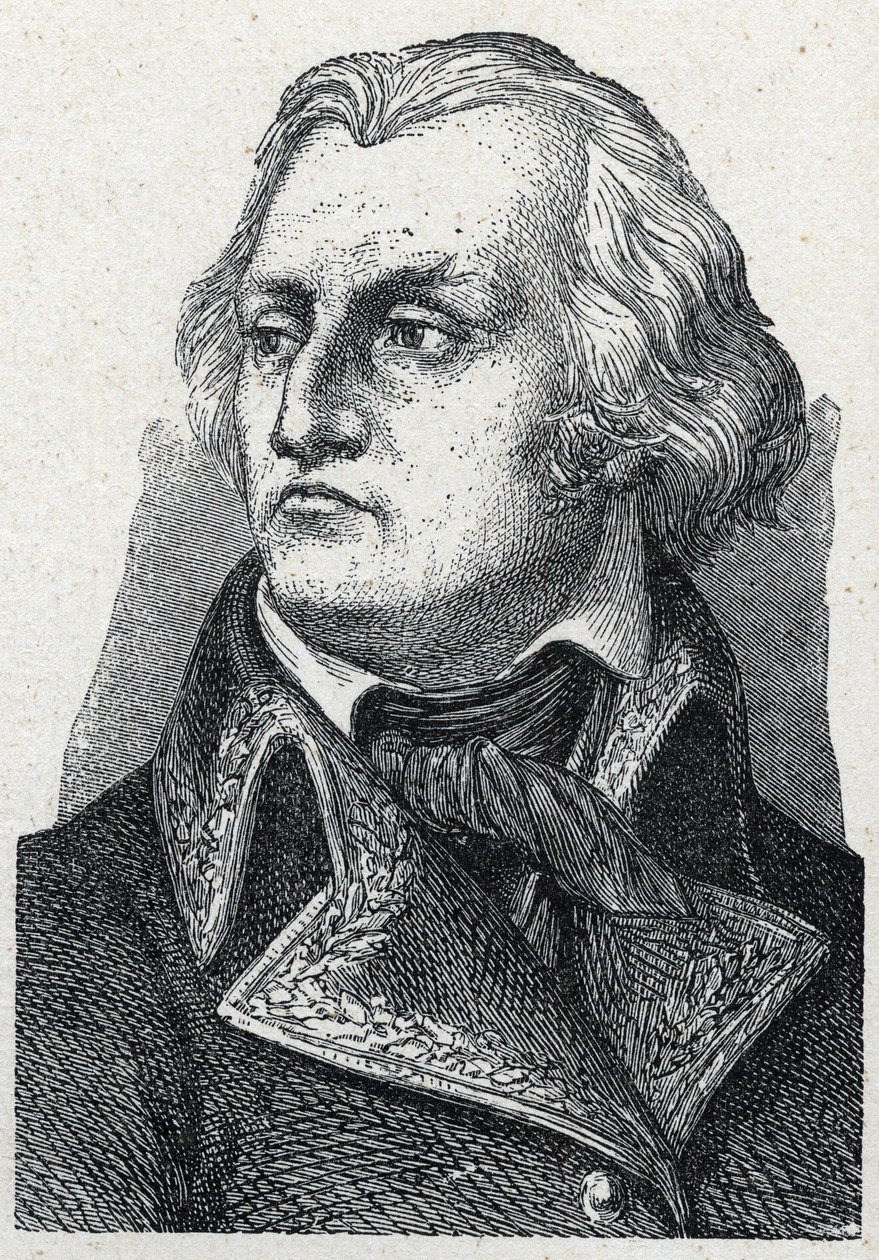 Portret Jeana Francois (Jean-Francois) Berruyera (1737-1804) francuskiego generała rewolucji francuskiej. autorstwa Unknown artist