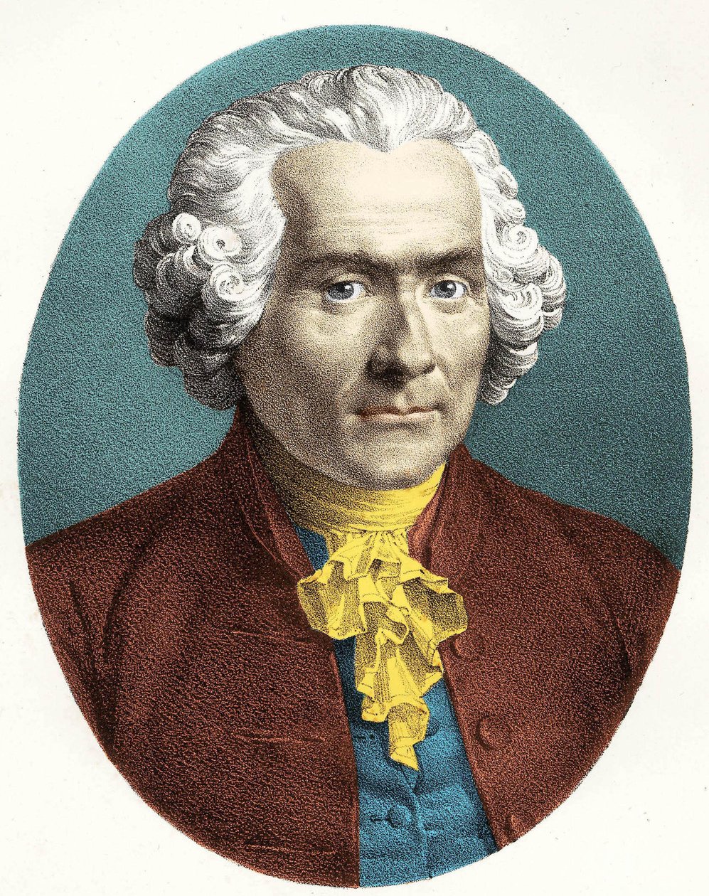 Portret Jeana Jacquesa Rousseau (1712-1778). autorstwa Unknown artist