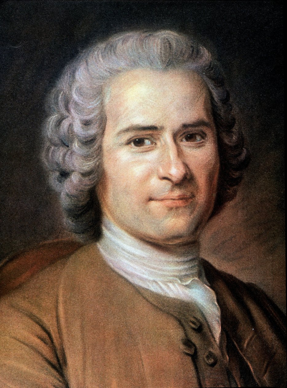 Portret Jeana Jacquesa Rousseau autorstwa Unknown artist