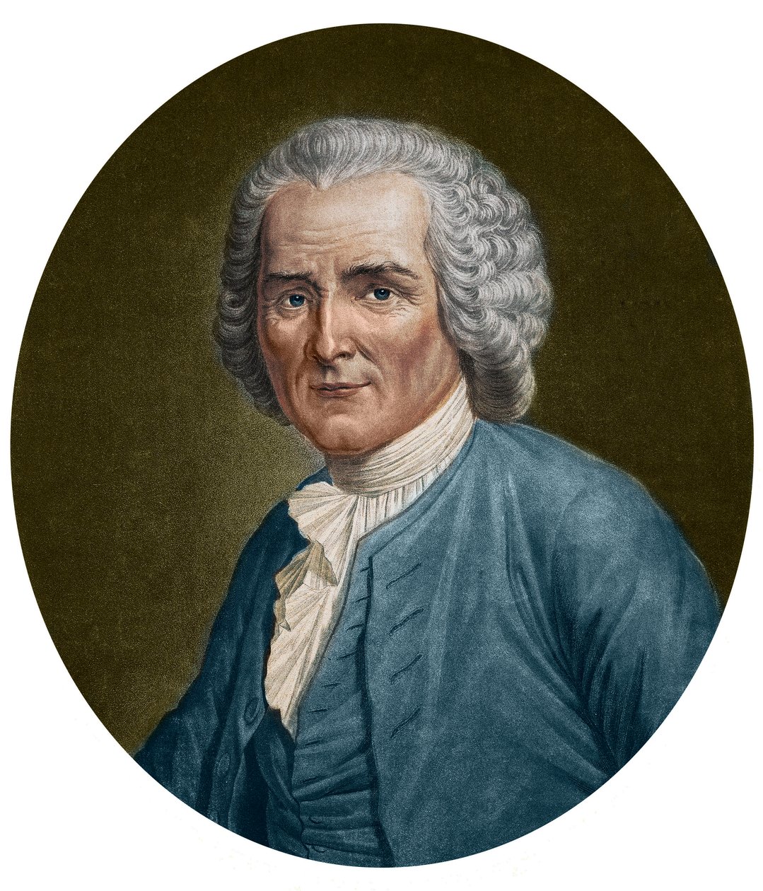 Portret Jeana Jacquesa Rousseau autorstwa Unknown artist