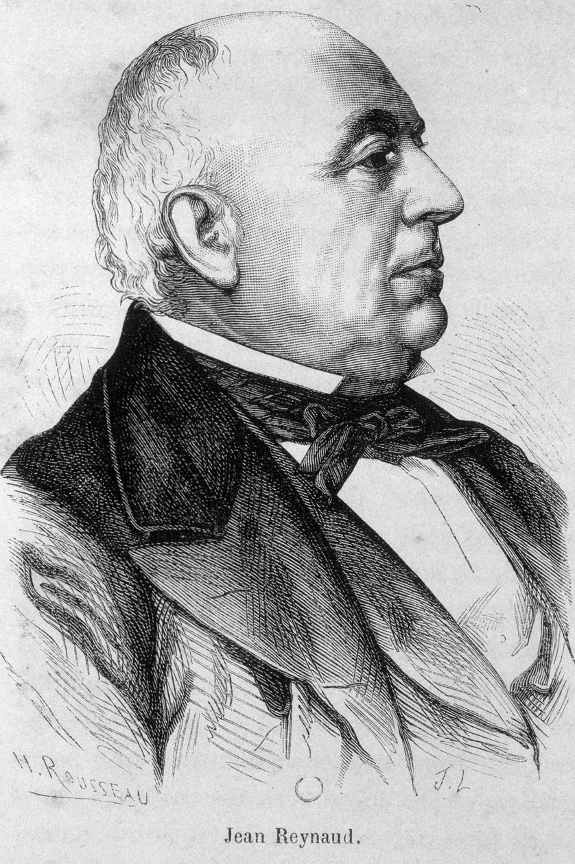 Portret Jeana Reynauda (1806-1863) był francuskim filozofem. autorstwa Unknown artist