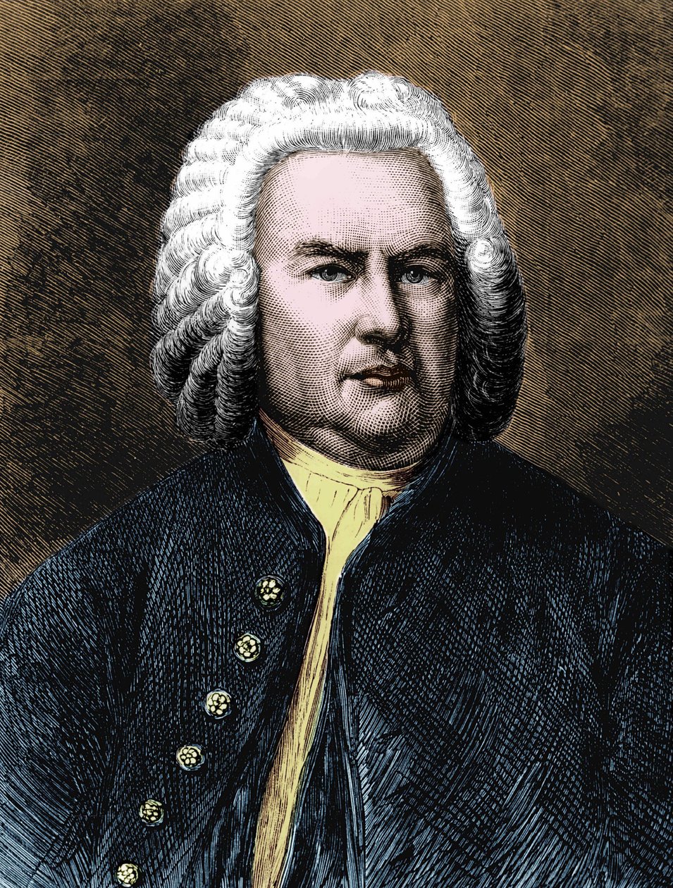 Portret Jeana Sebastiena Bacha (Johann Sebastian Bach autorstwa Unknown artist