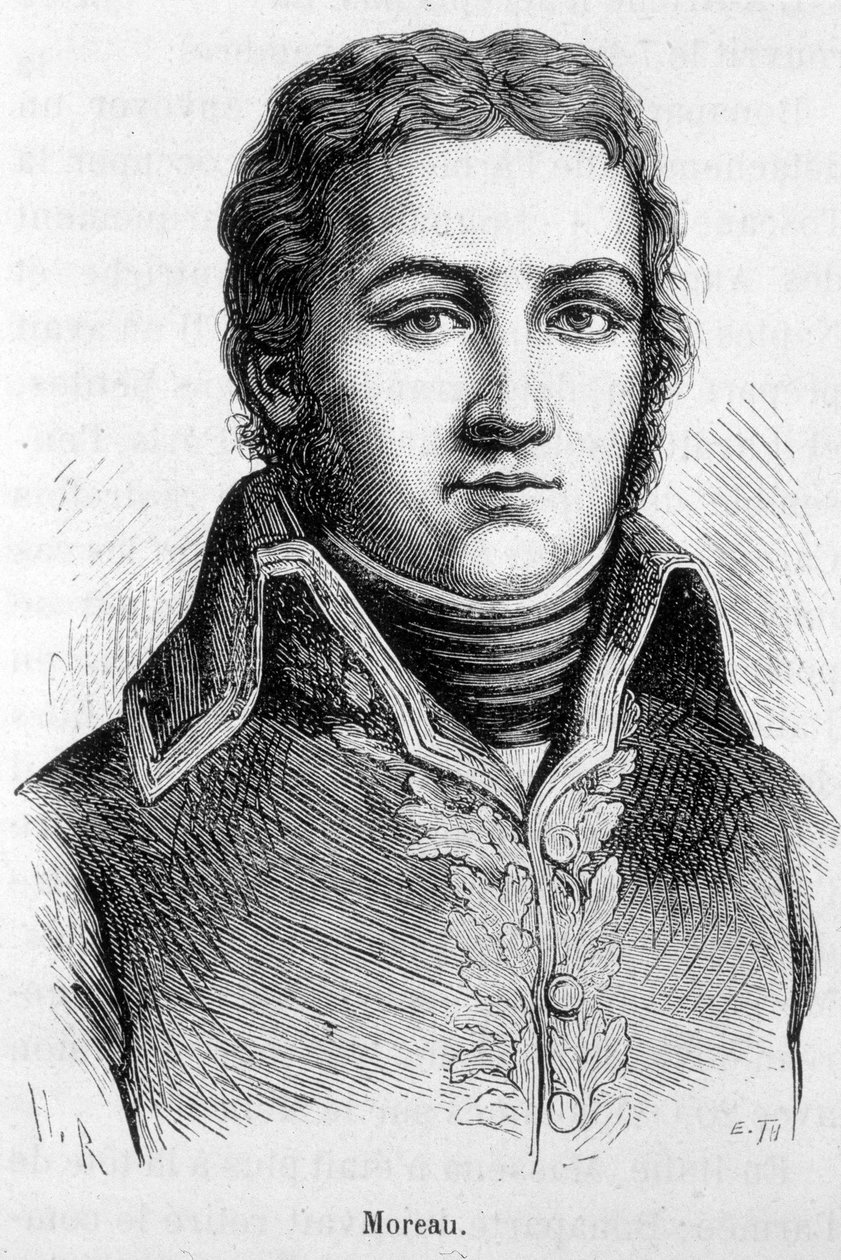 Portret Jean Victor (Jean-Victor) Moreau (1763-1813), generał francais. autorstwa Unknown artist