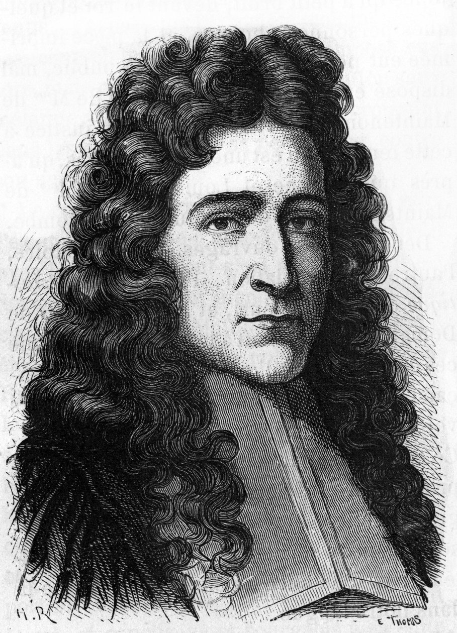 Portret Jen Domat. Francuski Konsultant Prawny. (1625-1696) autorstwa Unknown artist