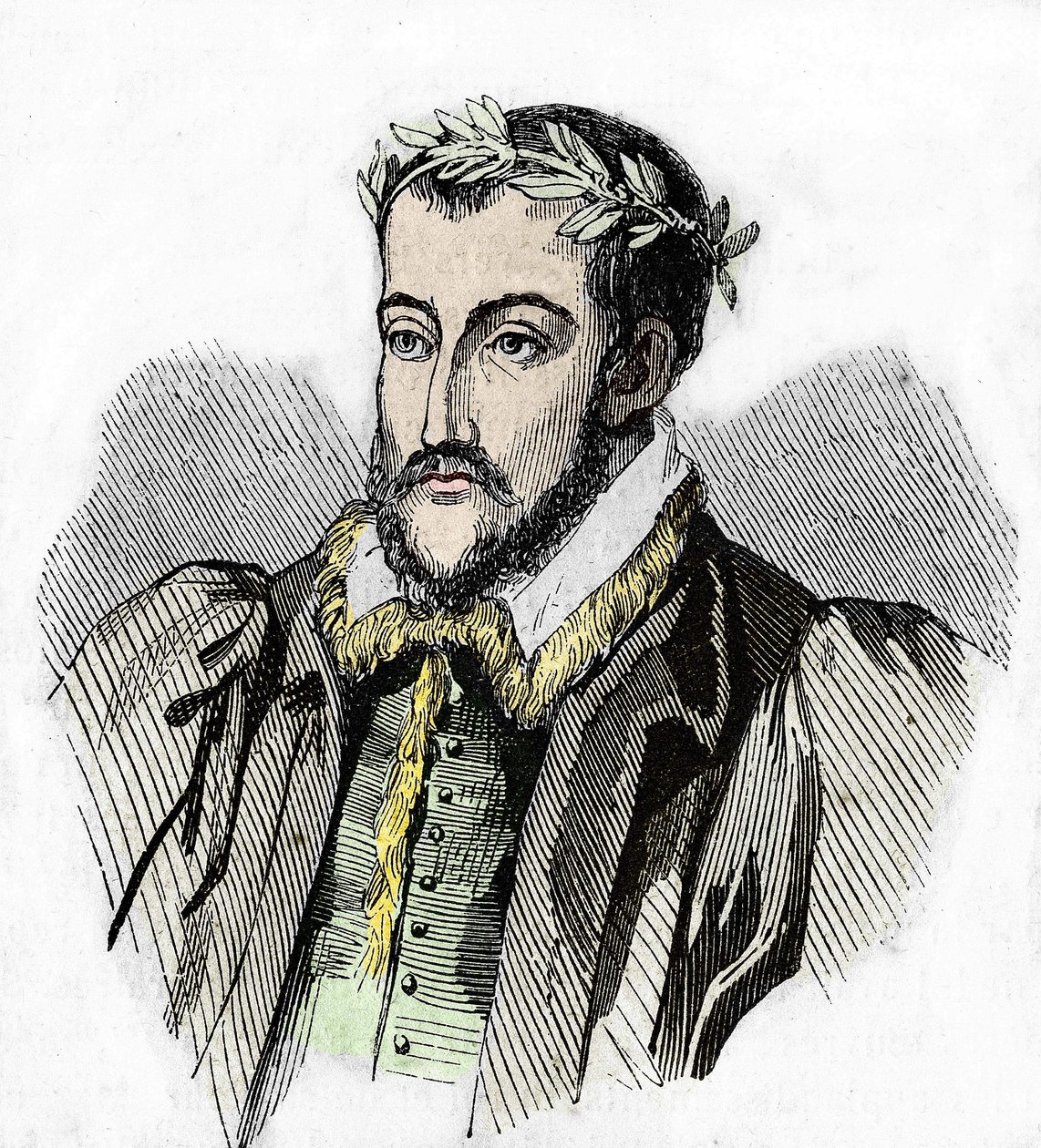 Portret Joachima du Bellaya. poeta francuski (Château du Liré, Maine-et-Loire autorstwa Unknown artist