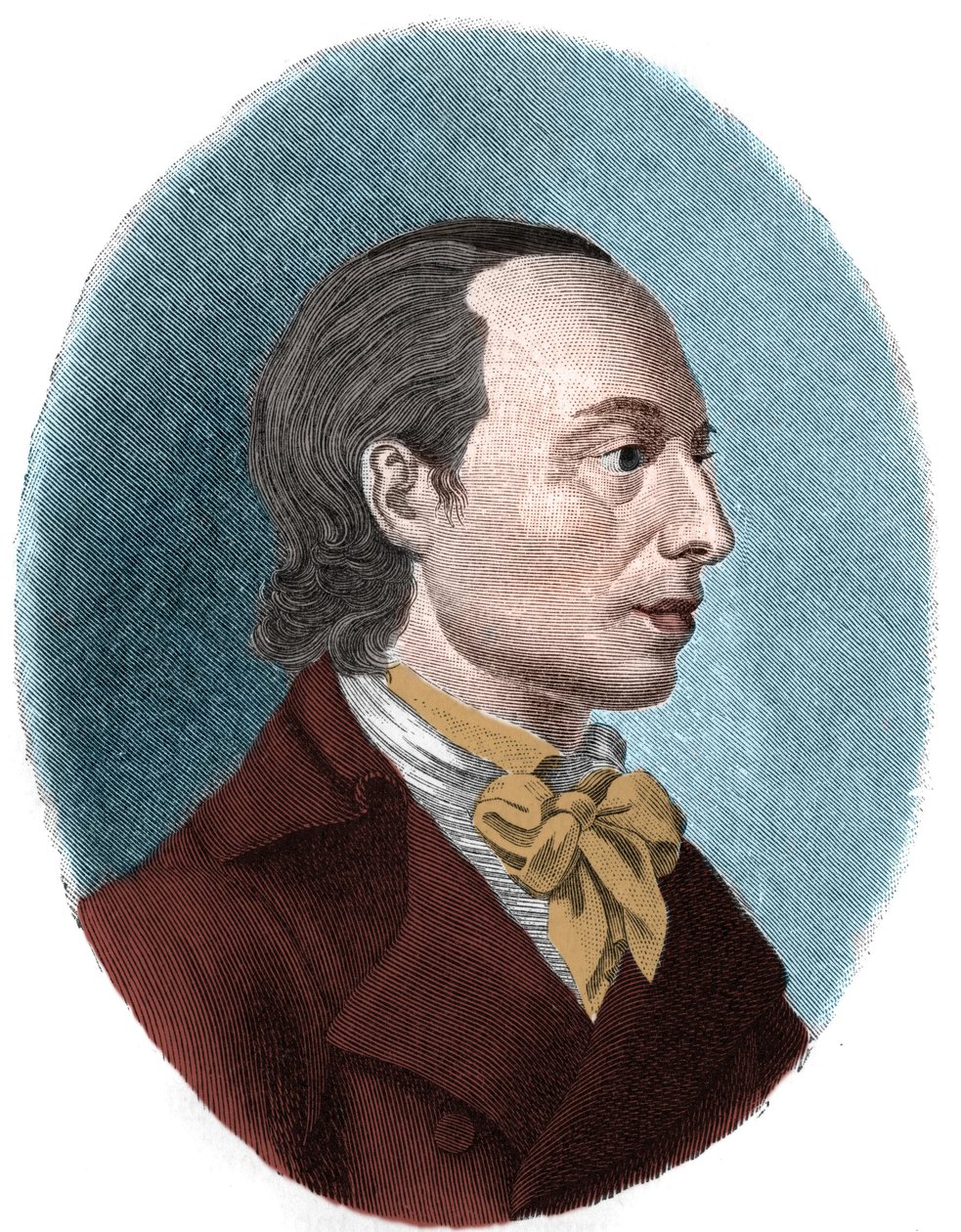 Portret Johanna Heinricha Vossa (Jean Henri Voss autorstwa Unknown artist