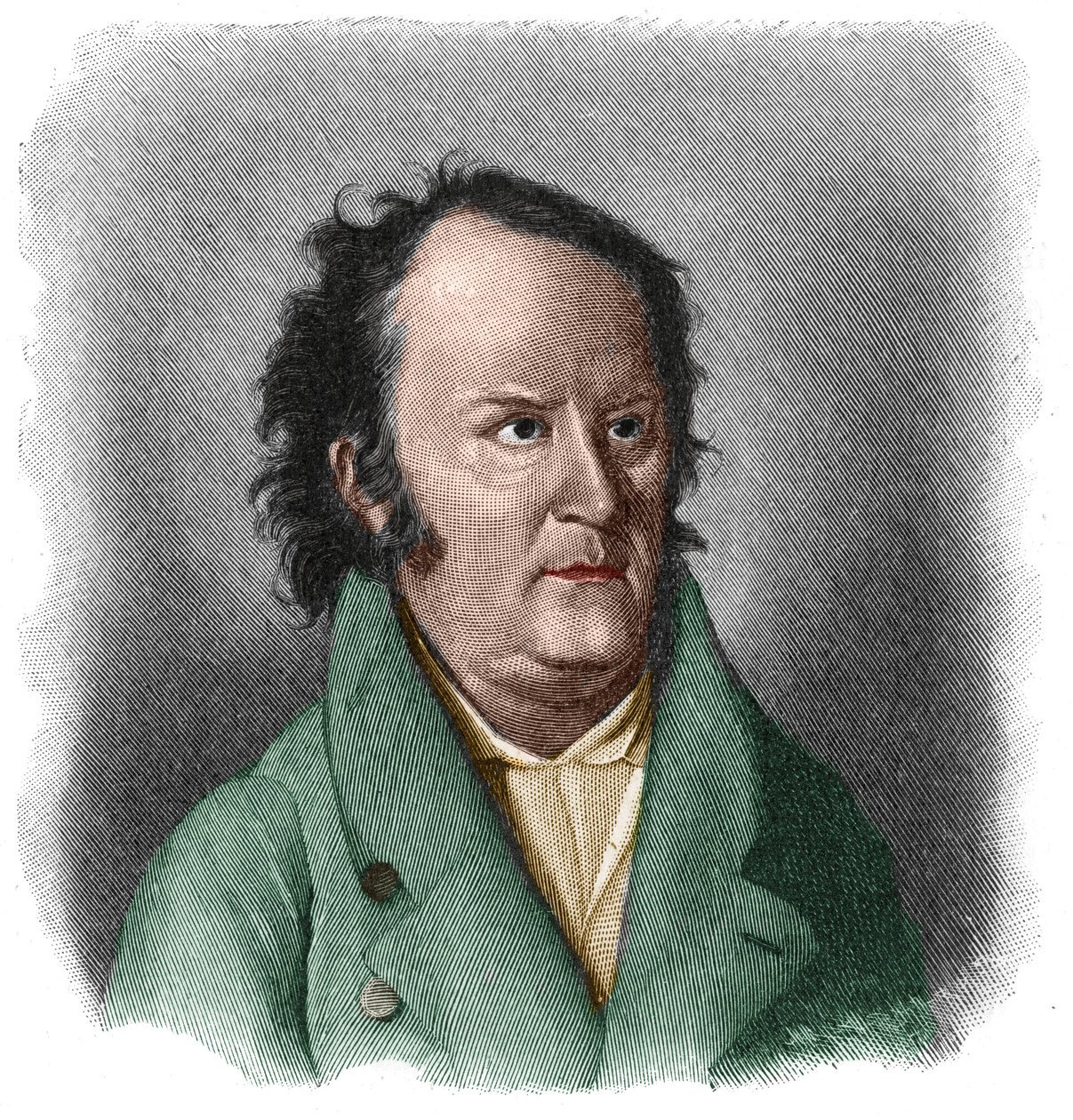 Portret Johanna Ludwiga Tiecka (1773-1853) Niemiecki poeta i pisarz Styl romantyczny. autorstwa Unknown artist