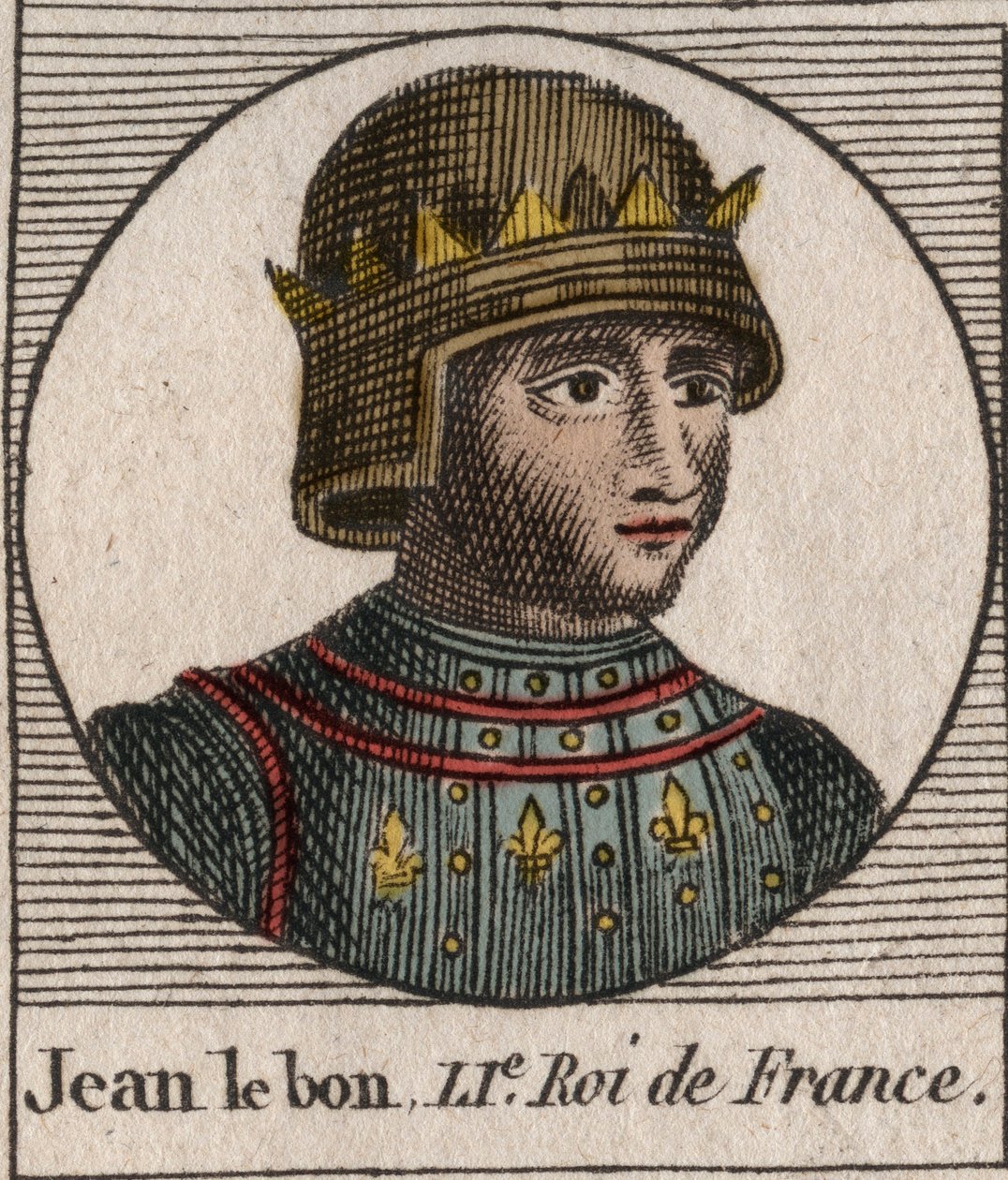 Portret Jana II Dobrego (1319-1364), Króla Francji - Portret Jana II, 