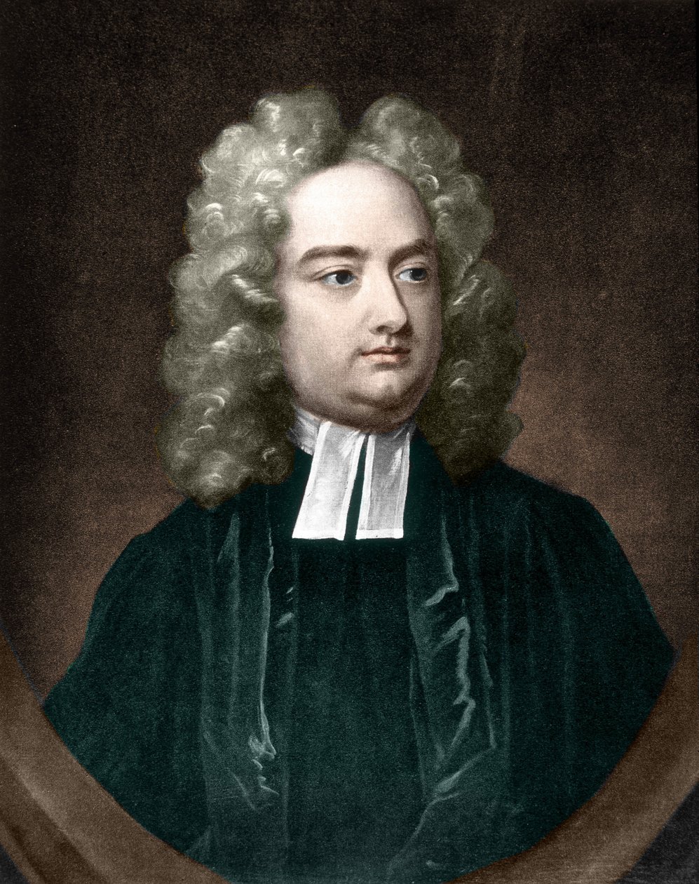 Portret Jonathana Swifta. pisarz irlandzki (1667-1745). autorstwa Unknown artist