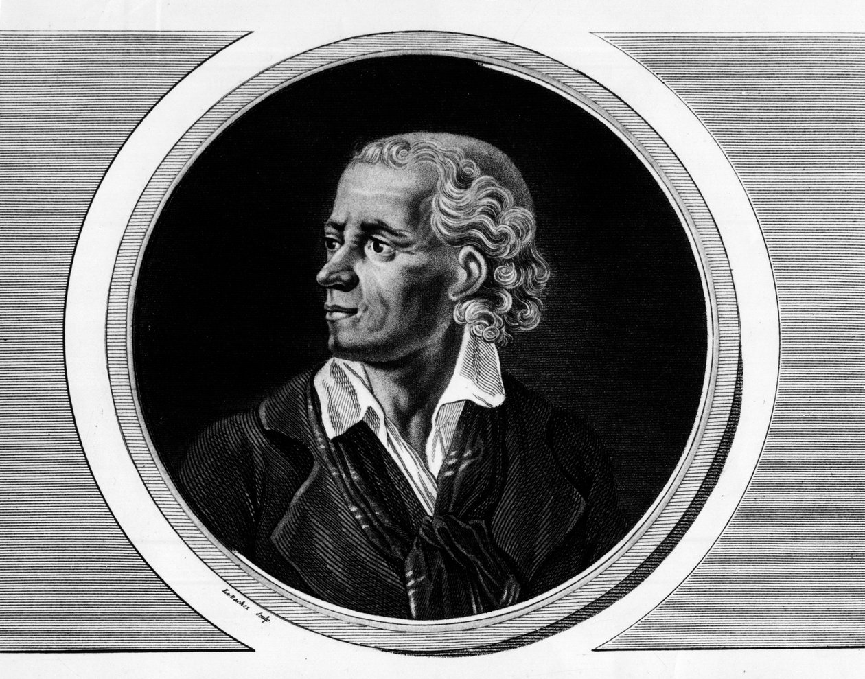 Portret Josepha Chaliera, polityka francuskiego (1747-1793), prokuratora Gminy w Lyonie. Grawer w „”Kompletny zbiór obrazów historycznych rewolucji francuskiej, w trzech tomach.””” 1804. autorstwa Unknown artist