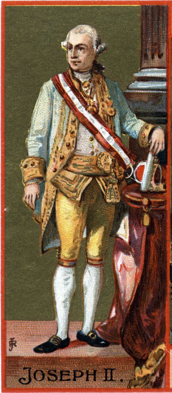 Portret Józefa II (1741-1790), arcyksięcia Austrii, cesarza (wybieranego, nie koronowanego) Świętego Cesarstwa (1765-1790). autorstwa Unknown artist